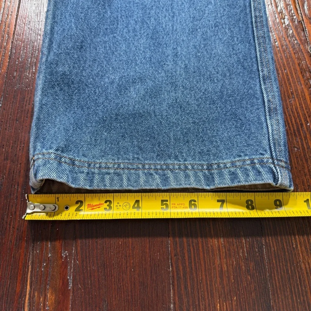 Duluth Trading‎ Ballroom Jeans Mens 44x28 Blue Dark Wash Straight Relaxed Fit